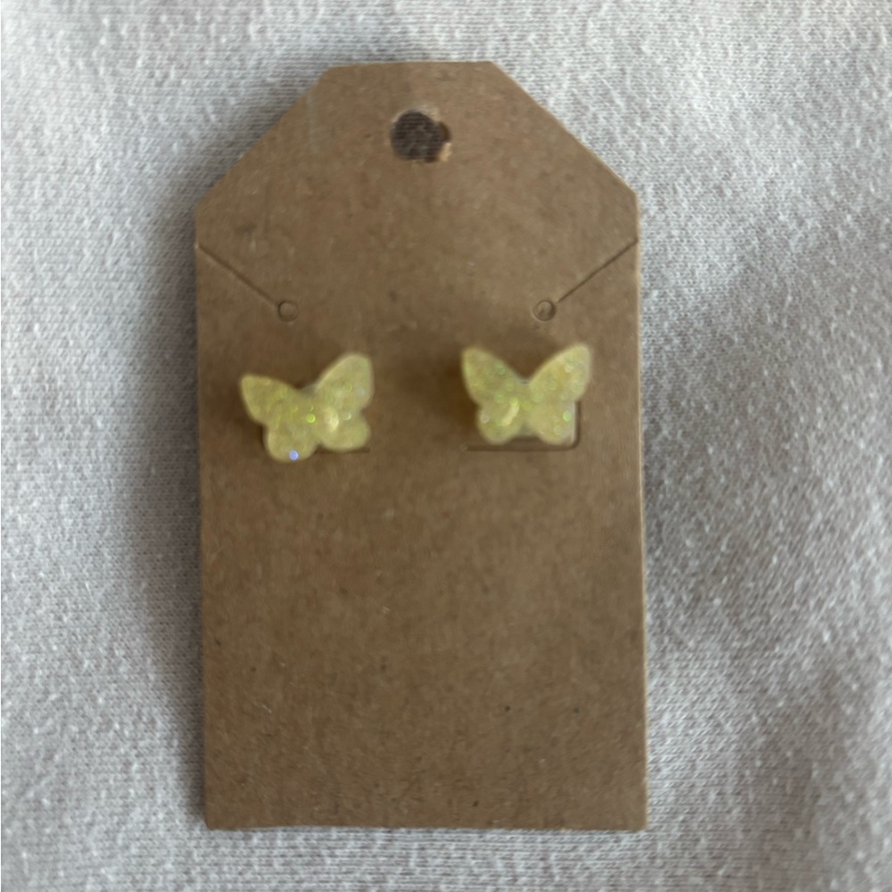 Butterfly Stud Earrings for Kids